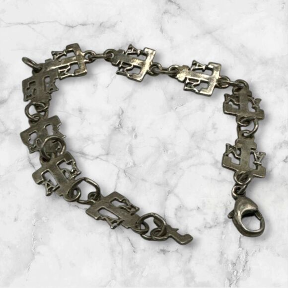 Texas Jewelry - 6.75” Sterling Silver ATM Aggie Texas A&M University Link Bracelet